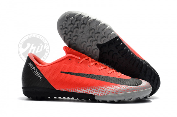 Giày Đá Bóng Nike Mercurial Vaporx XII Academy CR7 Đỏ Đen